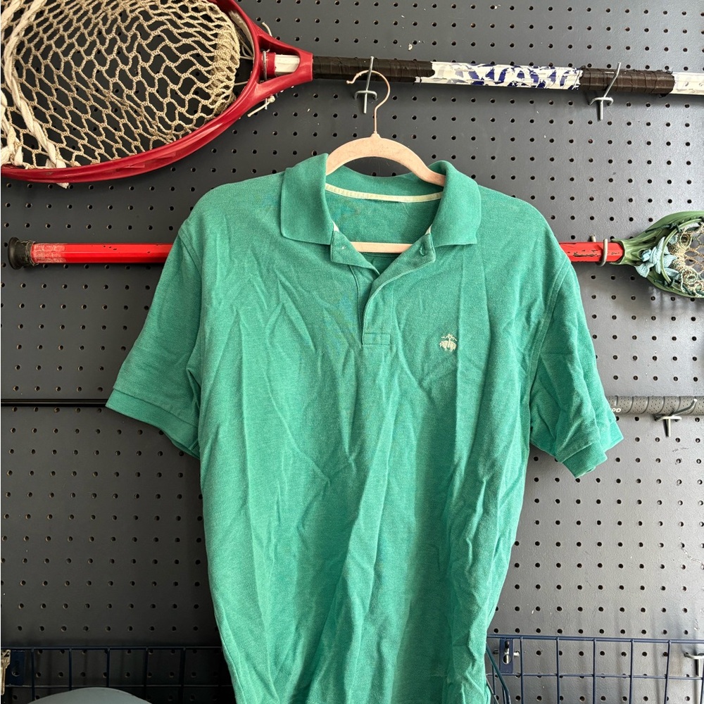 Green Brooks Brothers Polo Shirt
